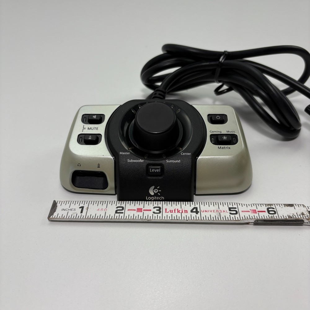 Logitech G51 Volume Controller Sound Wired Remote Pod Control Unit Only OEM
