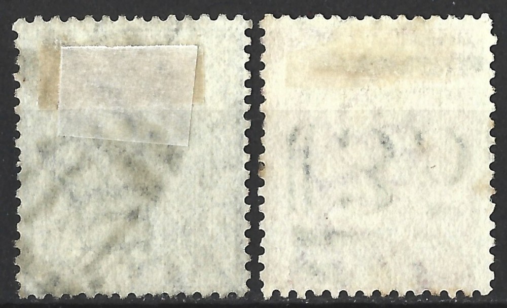 CEYLON QV 1867 / 1868 PERF 14 PAIR USED