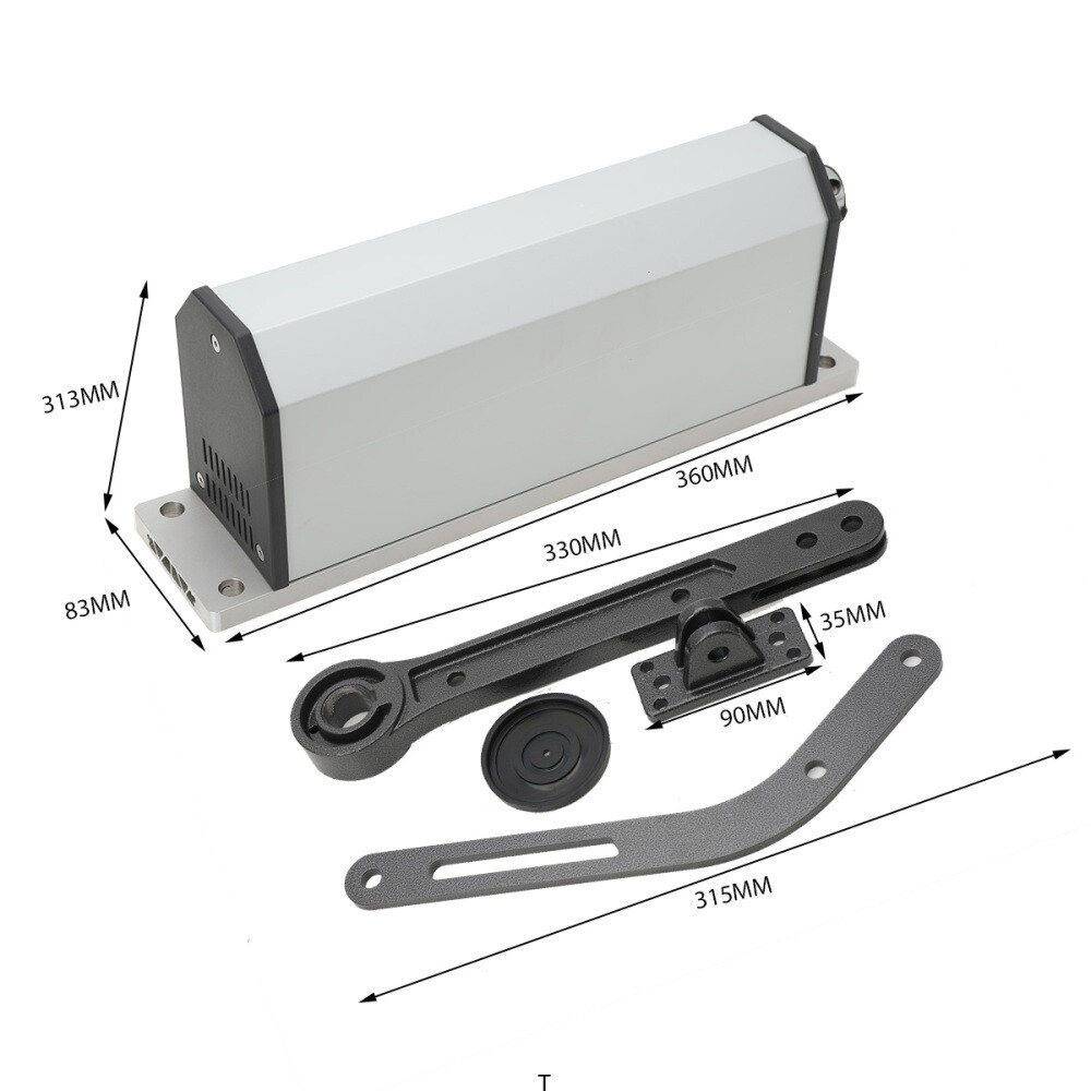 Automatic Electric Swing Door Opener Side-mounted Remote Controller+Push Button
