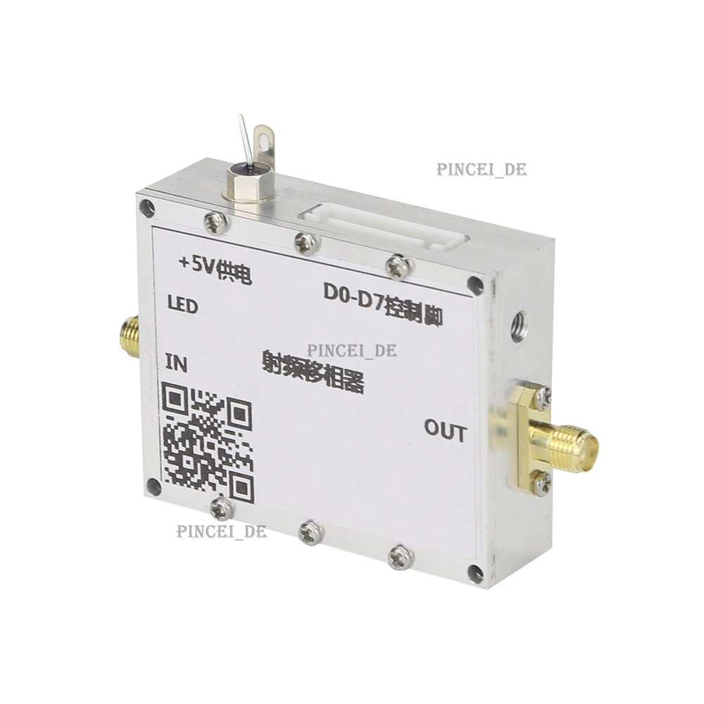 1-2.2GHz RF Digital Phase Shifter 8Bit Microwave Phase Shift SMA w/Shell