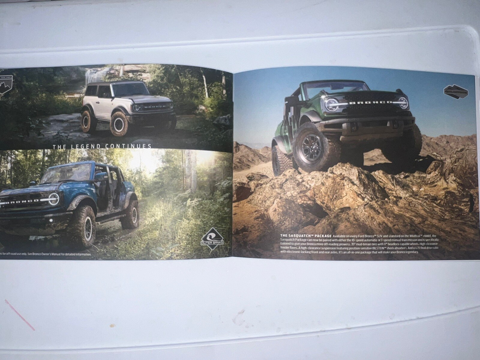 Ford Bronco Sales Materials Including Brochures