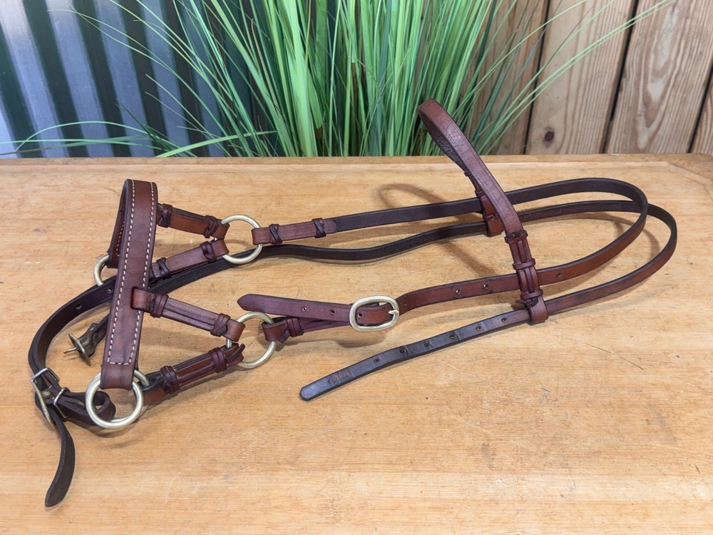 WEAVER Leather SidePull Western Training Headstall ~ Butter Soft!