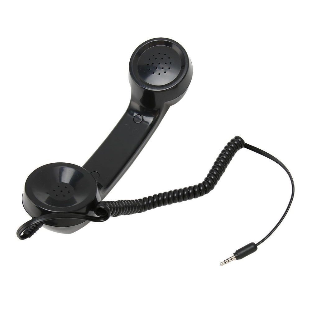 Retro Phone Handset Multifunction Radiation Proof Handheld Cell Phone Receiver