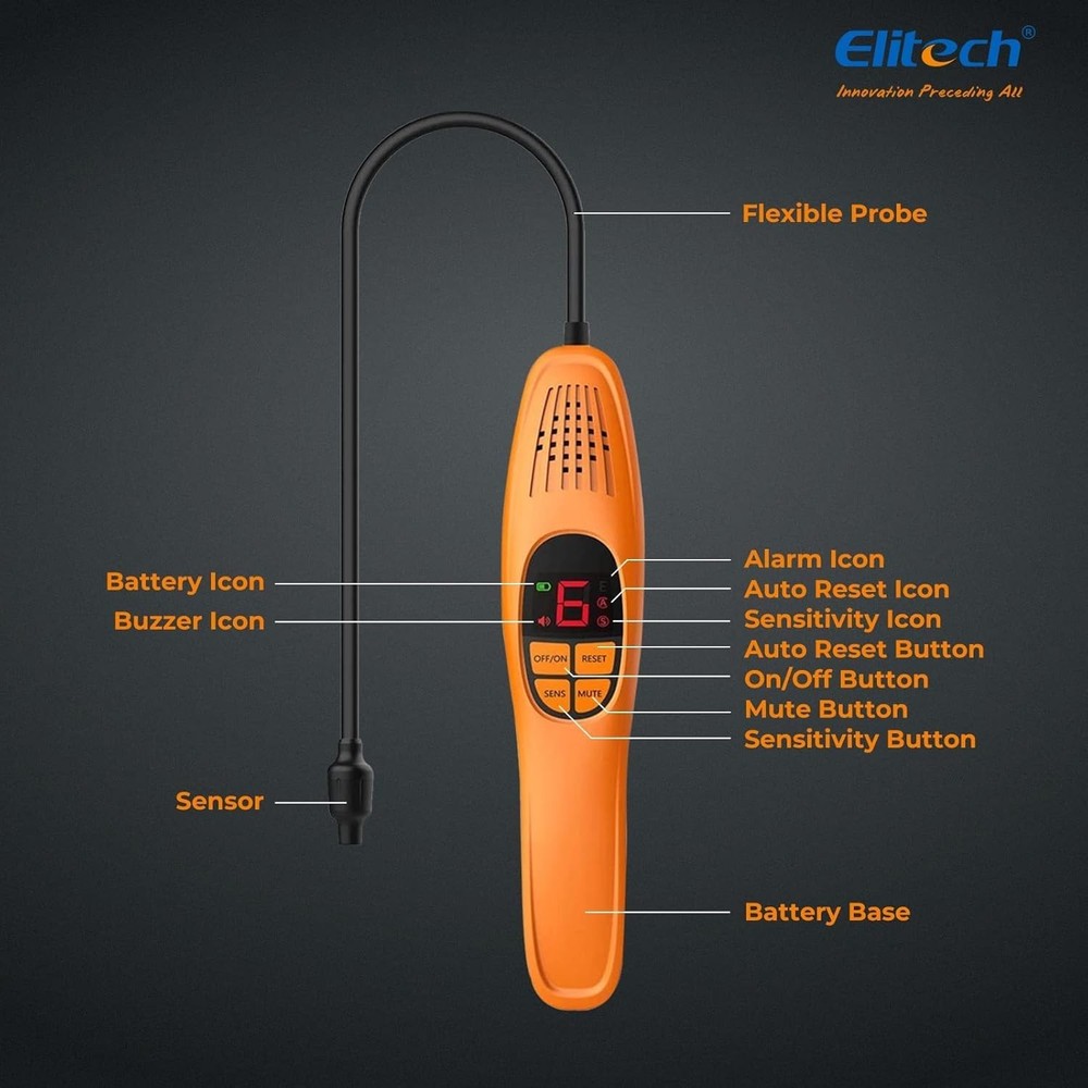 Advanced Heated Diode AC Leak Detector - Safe, Efficient & Reliable Performance
