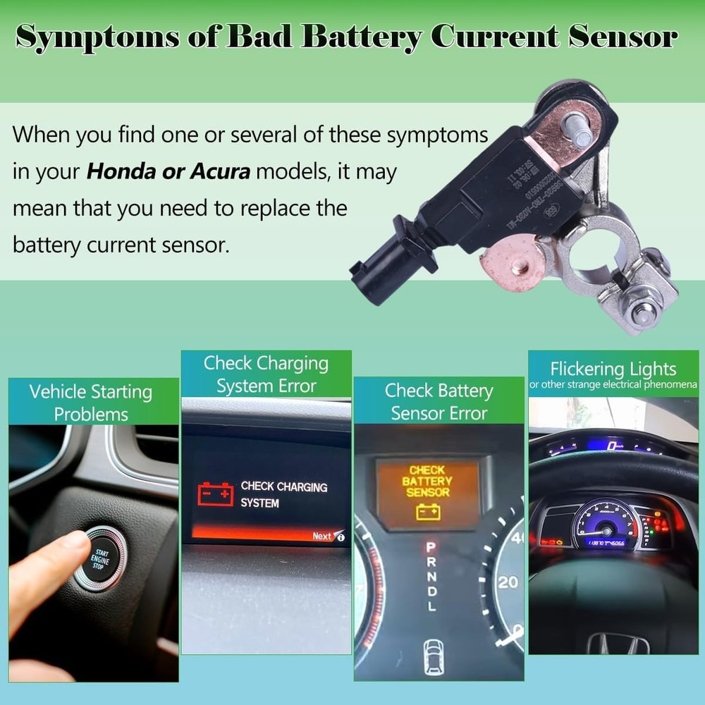 38920-TR0-A02 Battery Current Sensor Compatible with 2012 2013 2014 2015...