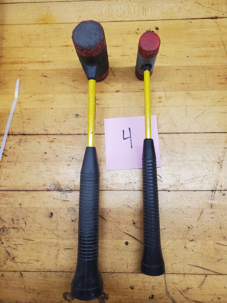 Two Nupla Dead Blow Hammers
