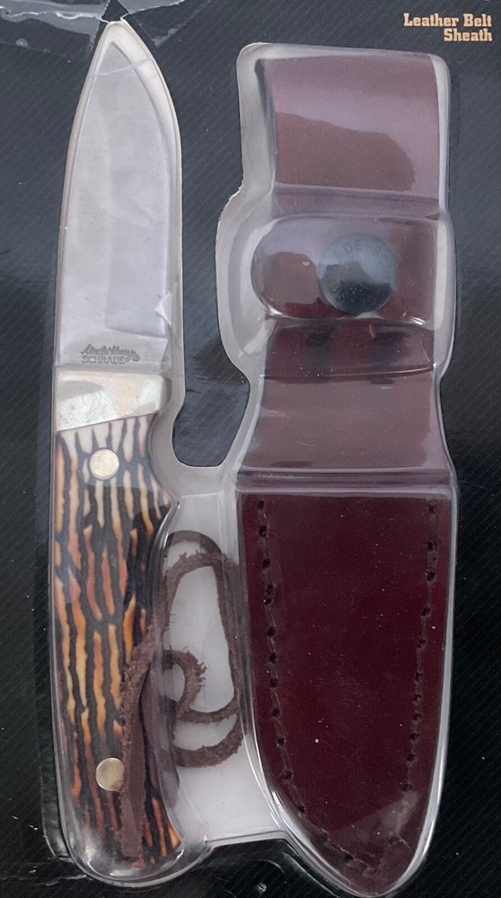 Uncle Henry Mini Pro Hunter Fixed Blade Skinner Knife with Sheath