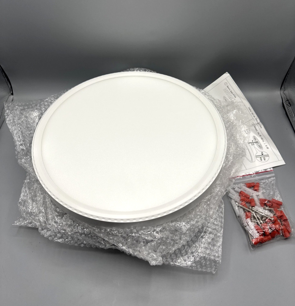 4Pack 12'' LED Flush Mount Ceiling Light Fixtures White