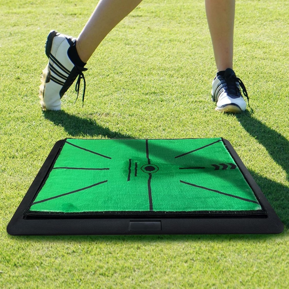 Golf Hitting Mat, Precision Pro Swing Mat for Path Feedback, Golf Training Ch...