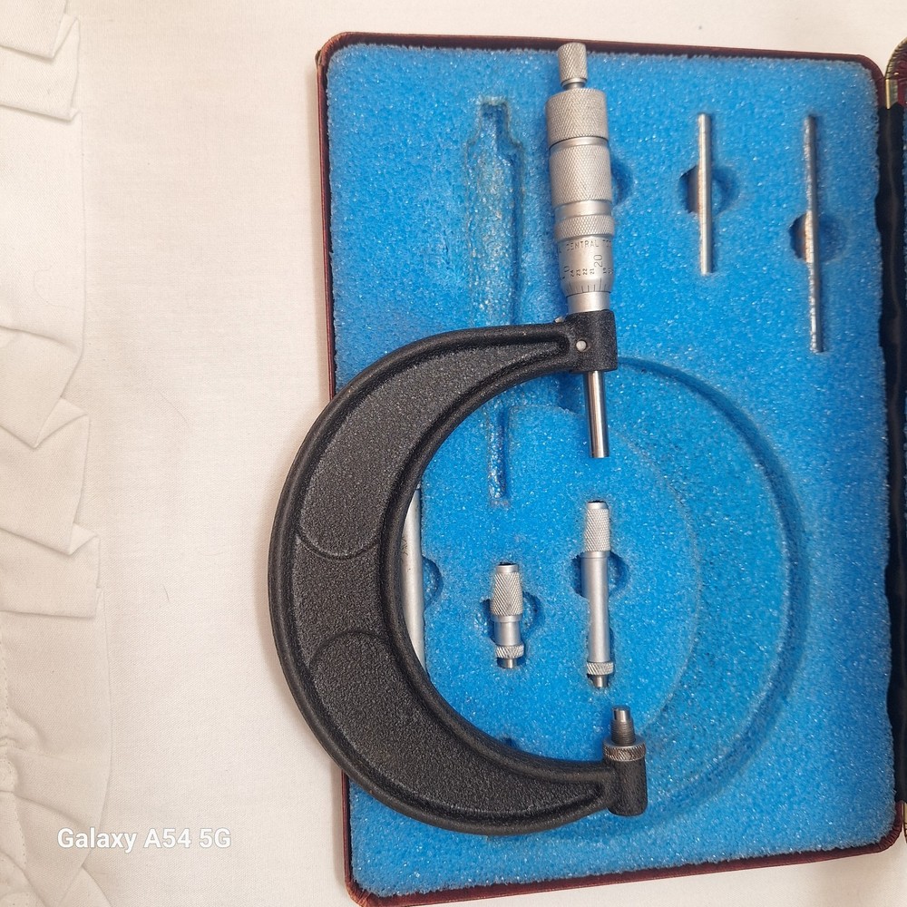 Micrometer Central Tool Co. Tool Set With Case