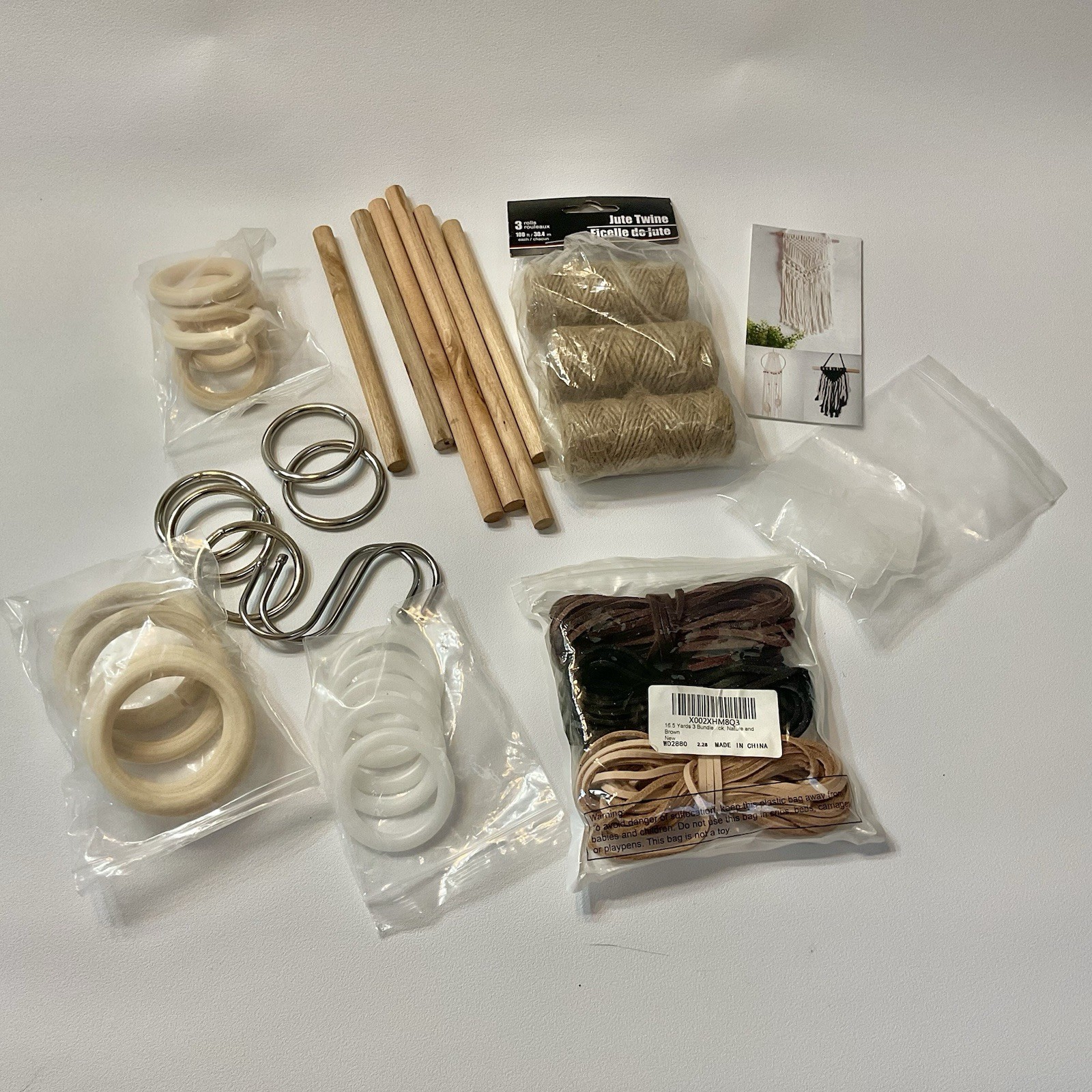 Creative Options Gray Grab N Go Rack System with Macrame Supplies