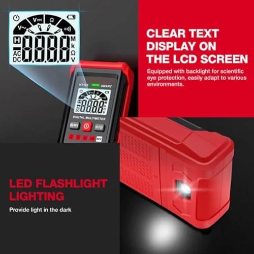 Ht Automatic Digital Multimeter,Tm-510 4000 Counts Smart Digital 2 PCS