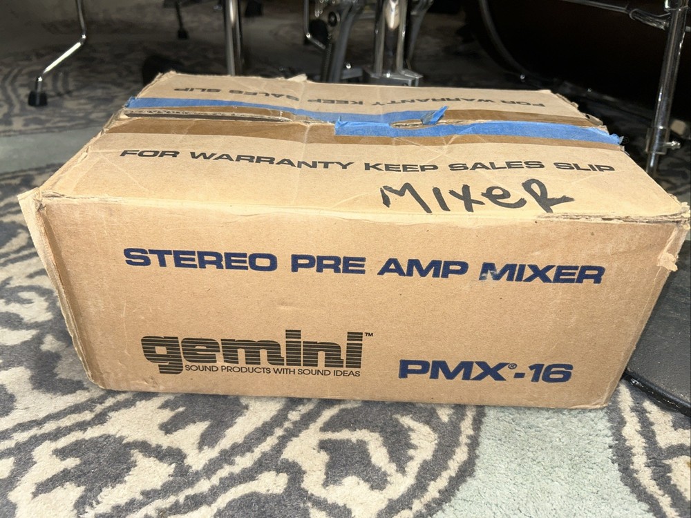 Gemini Mixer Pmx￼16 Scratch Master