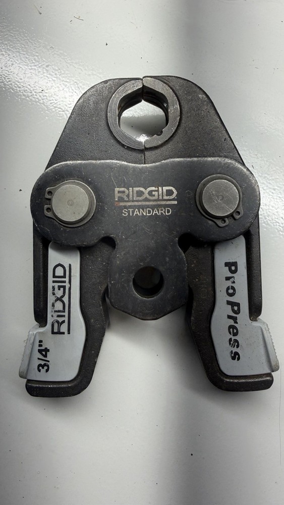 RIDGID ProPress Standard Press Tool Jaw 3/4 in Copper Pipe Fitting Attachment
