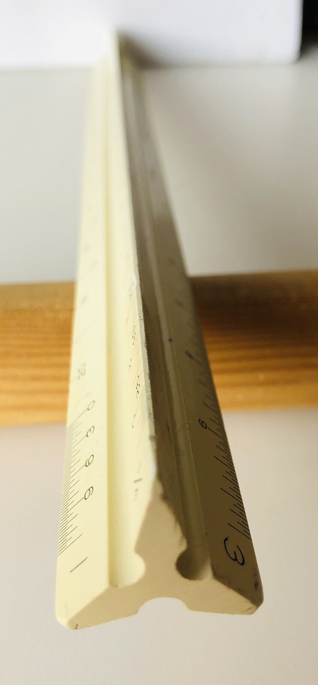 Triangular Ruler, Mechanicsl/Engineer/Architect, Picket P-232A