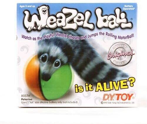 Best Cat Toys Interactive Teaser Chase Moving Weasel Roll Ball Battery Operated