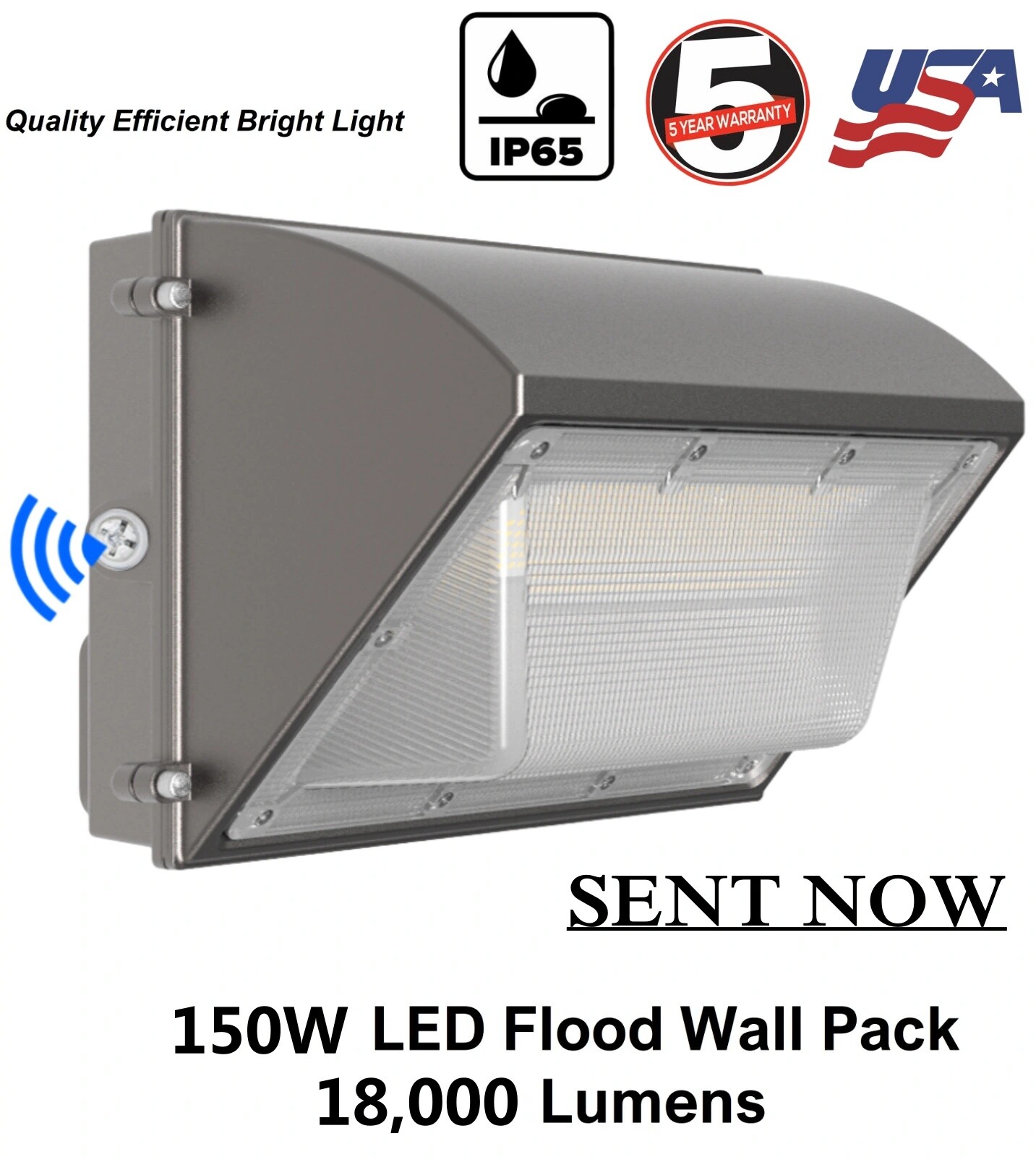 LED Wall Pack Light 150W Commercial Outdoor Security Exterior Lighting Fixture
