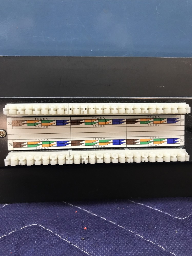 24 Port Ethernet Patch Panel. 19”