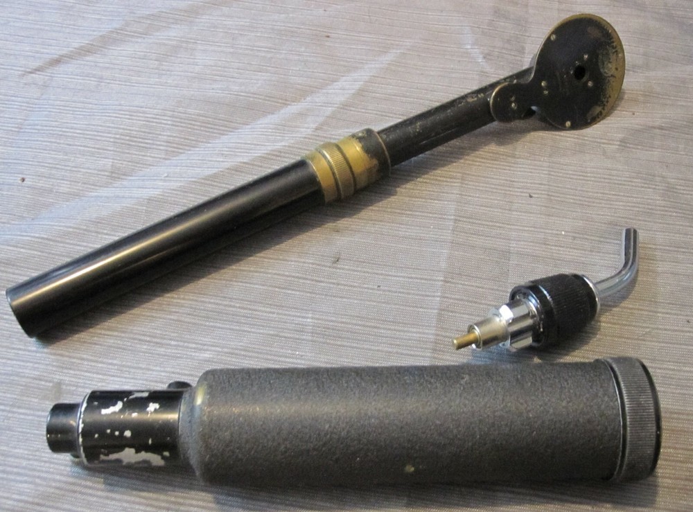 Vintage/Antique Mirrored Optometry Tool w battery Compartment & Extra Part