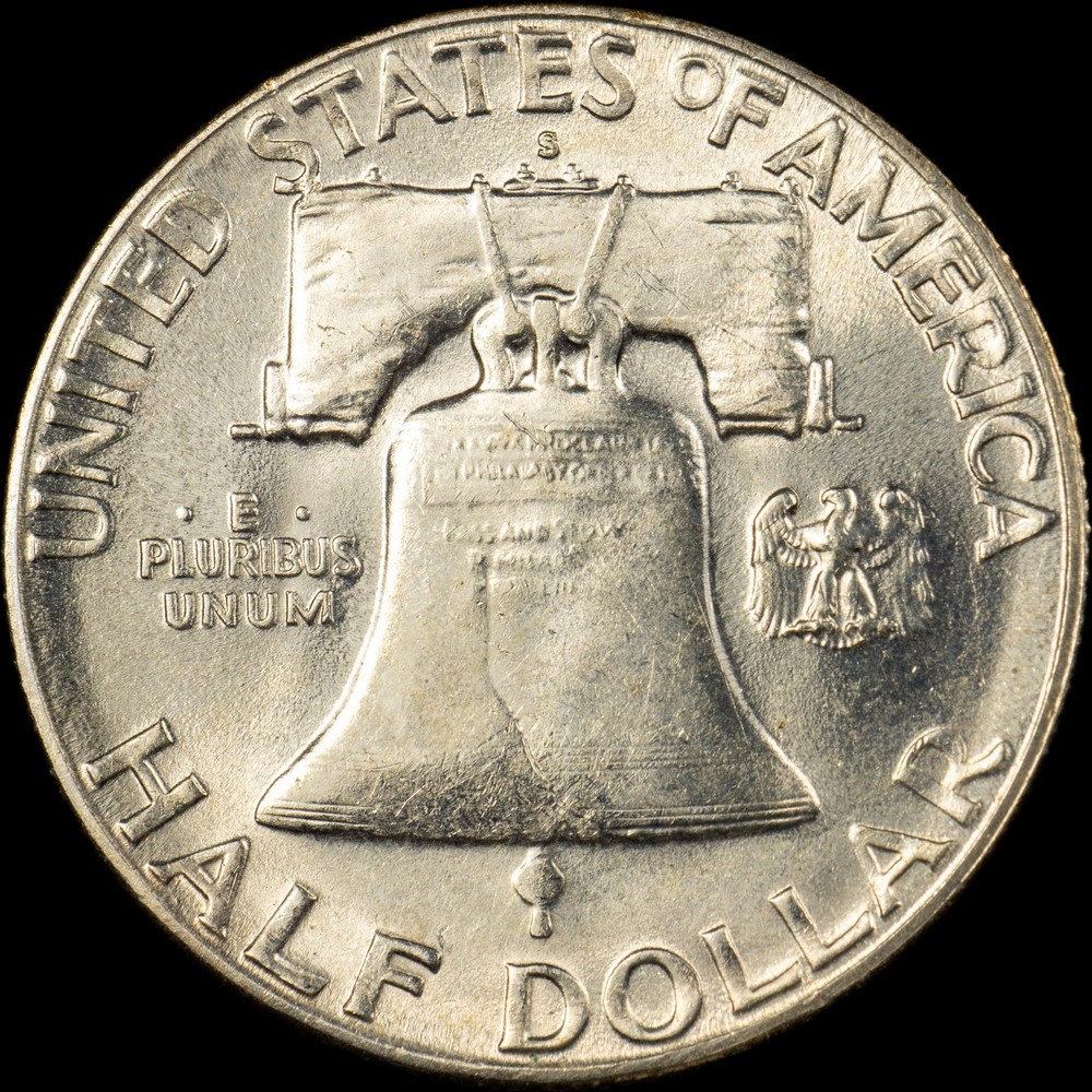 1949-S Franklin Half Dollar - Key Date - AU!