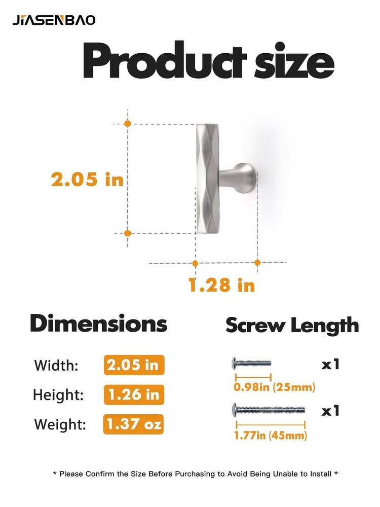 Brushed Nickel Cabinet Knobs 5 Pack Hammered Silver Cabinet Handles Decorativ...