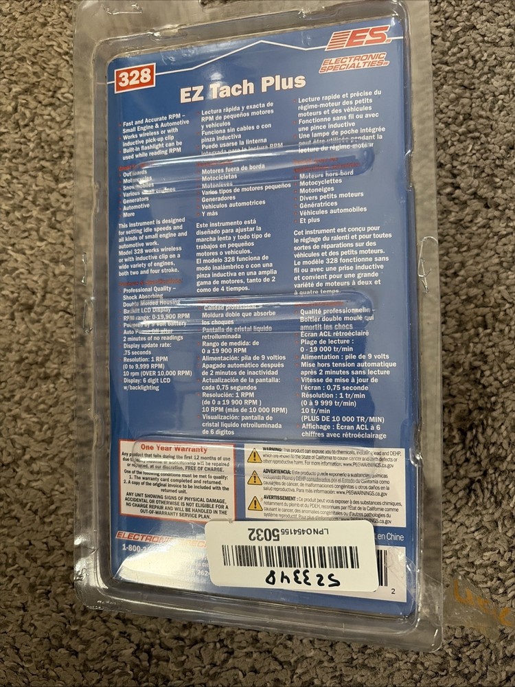 Electronic Specialties 328 EZ Tach Plus