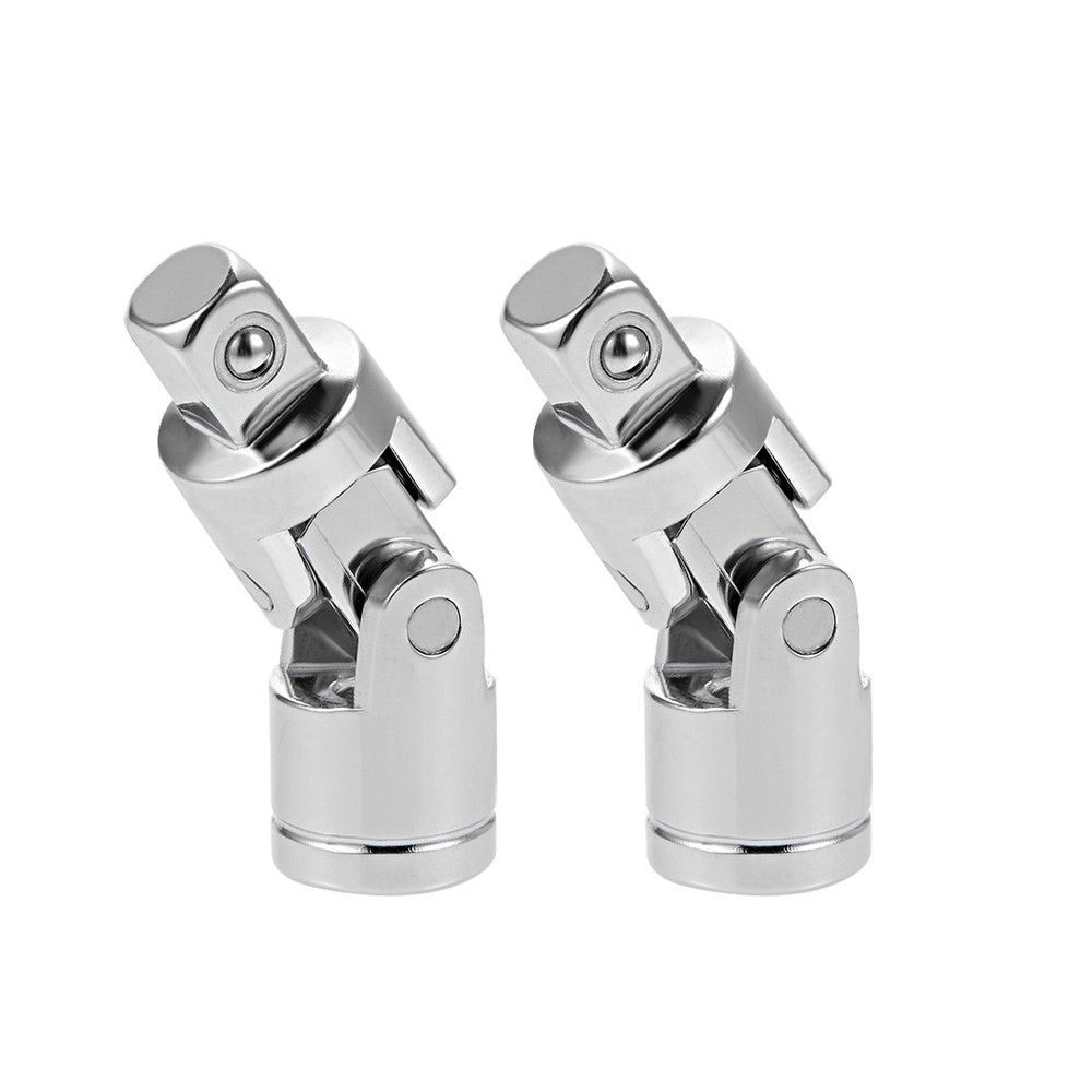 2 Pcs 3/8 Inch Drive Universal Joint Socket Cr-V