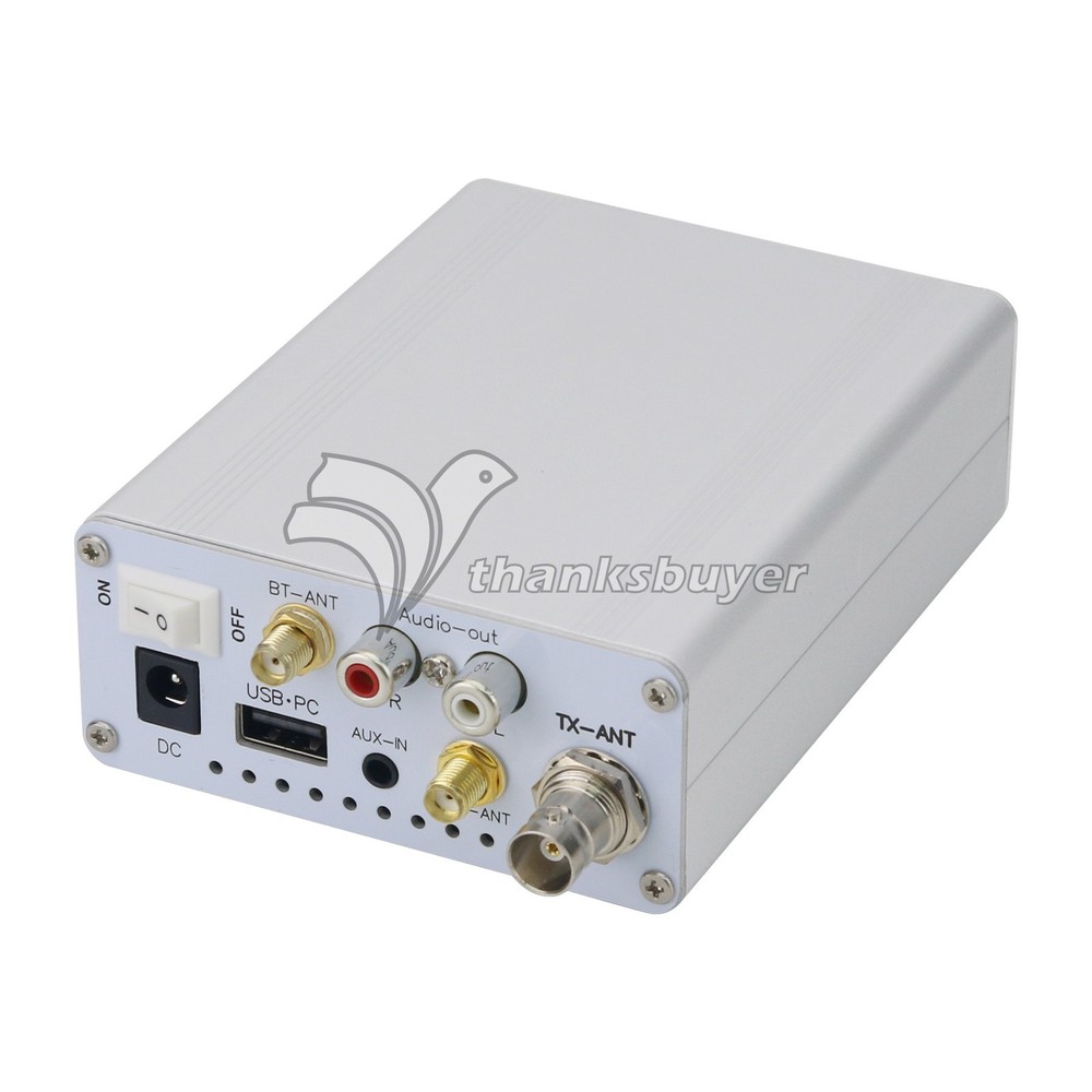 FM-TX180 Bluetooth Stereo Radio Transmitter 75MHz-108MHz 0.96-in OLED Screen