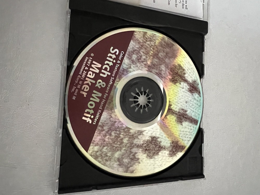 Stitch And Motif Maker Software Cd