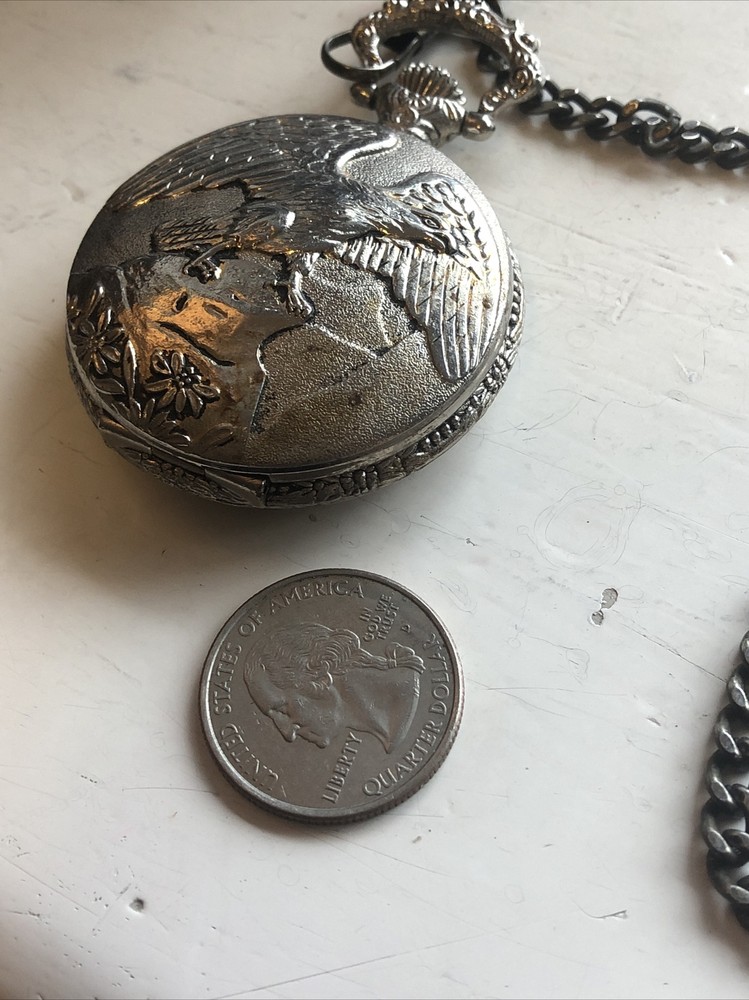 Milan American Eagle Pocket Watch