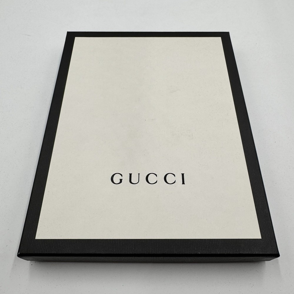 GUCCI EMPTY BOX 9” X 6.5” X 1.5 in WITH INSERTS Envelope Tissue Sample Perfume