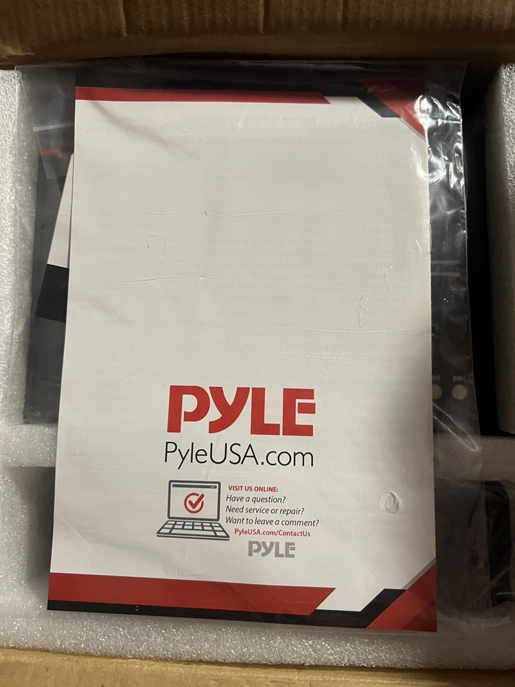 Pyle PMX8BU Professional 3-Channel Bluetooth DJ Mixer with Digital LED Display