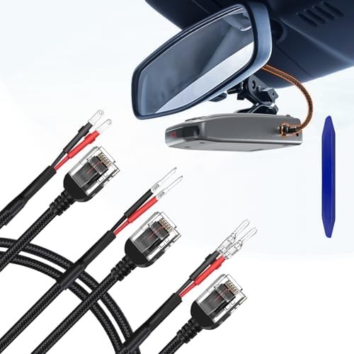 Radar detector mirror power cable pack
