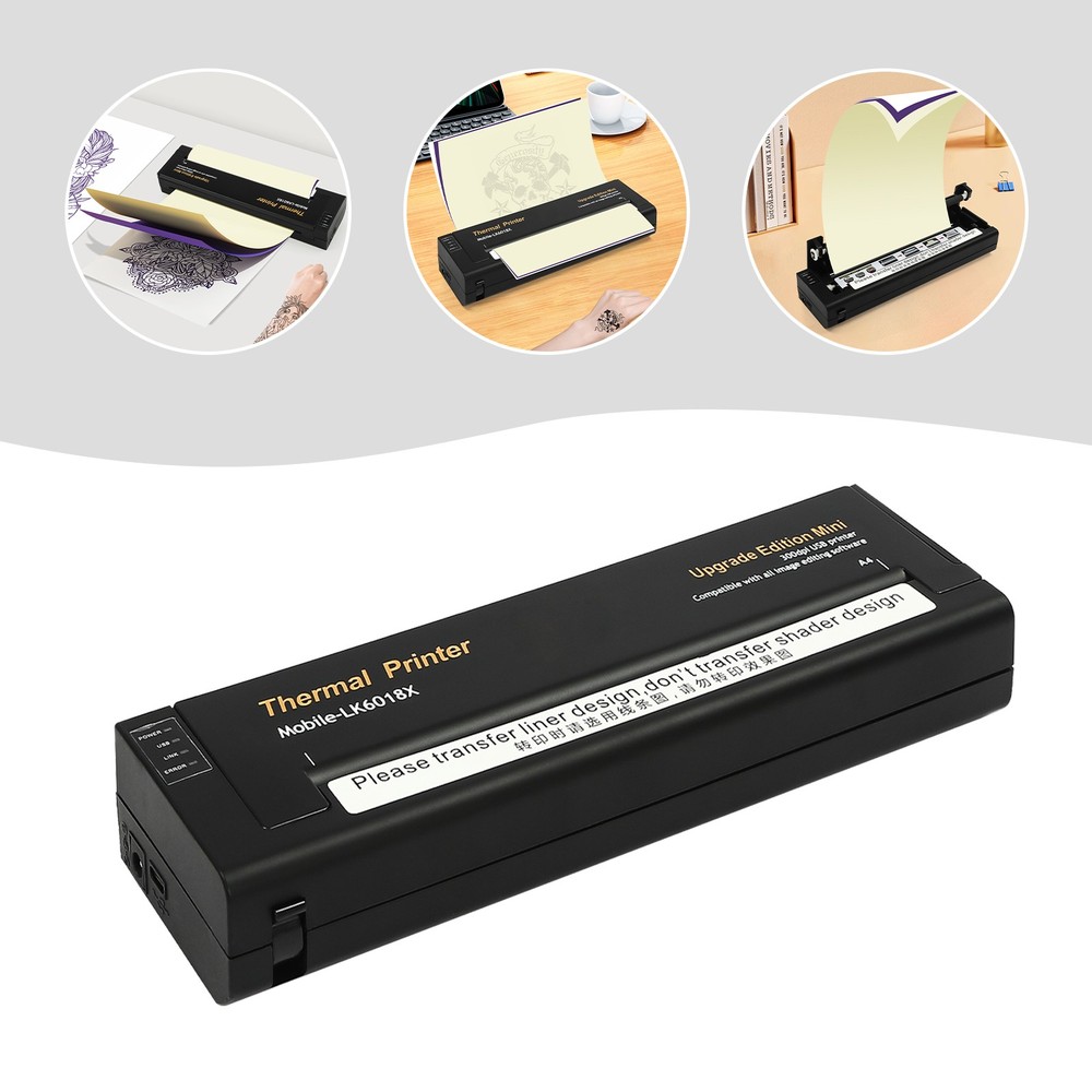 A4 Printer Portable Tabletop Thermal Printer Electric Printing Transfer Machine