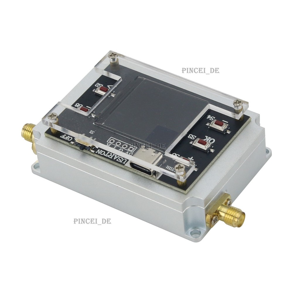 DC-3GHz Digital Programmable Attenuator CNC Isolation Attenuator 1.3" TFT Screen