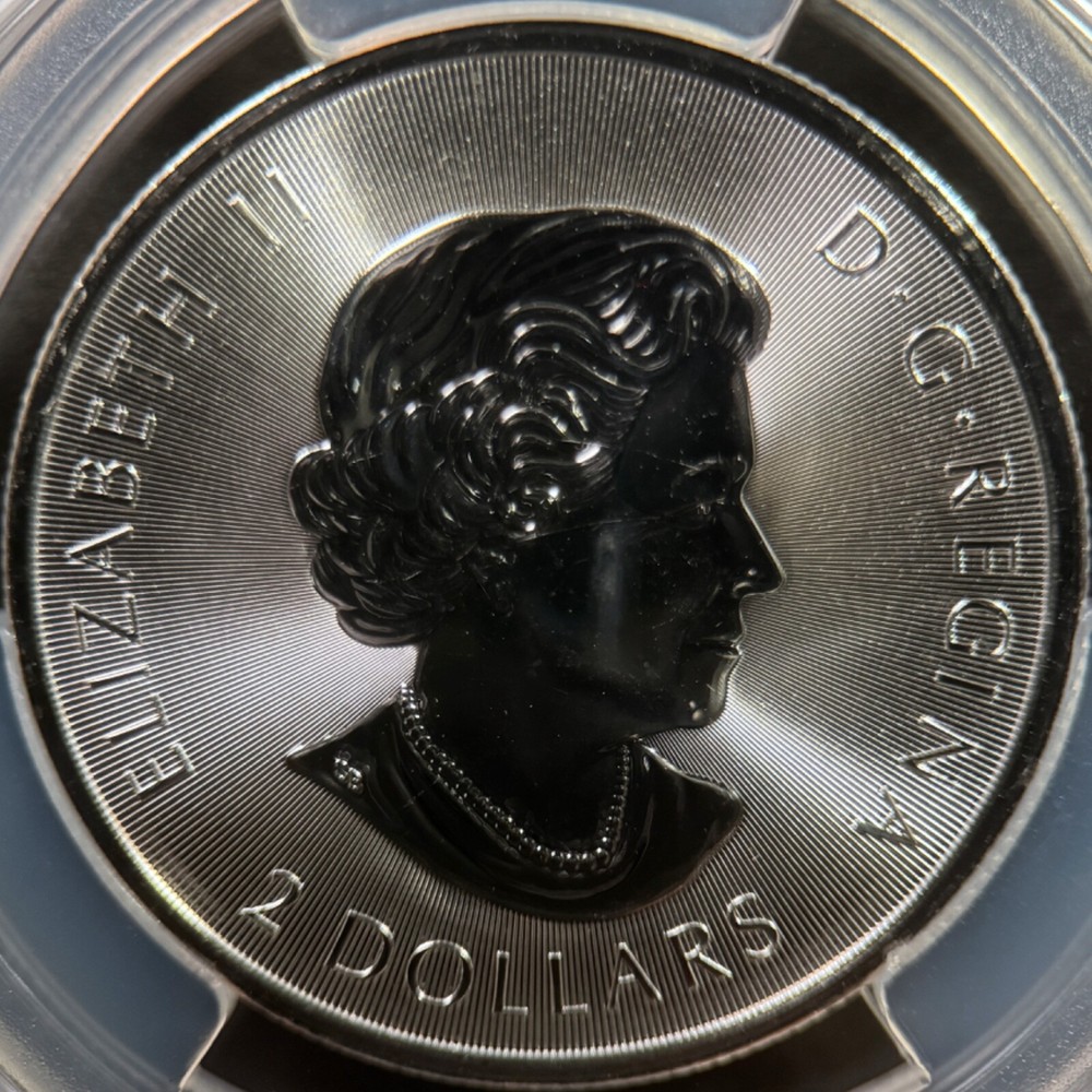 CANADA. 2020, 2 Dollars, Silver - PCGS MS68 - Top Pop 🥇 Red-Tailed Hawk, Maple