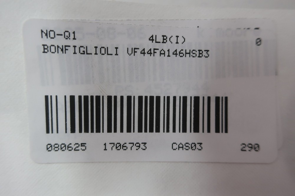 Bonfiglioli VF44FA146HSB3 Right Angle Gear Reducer
