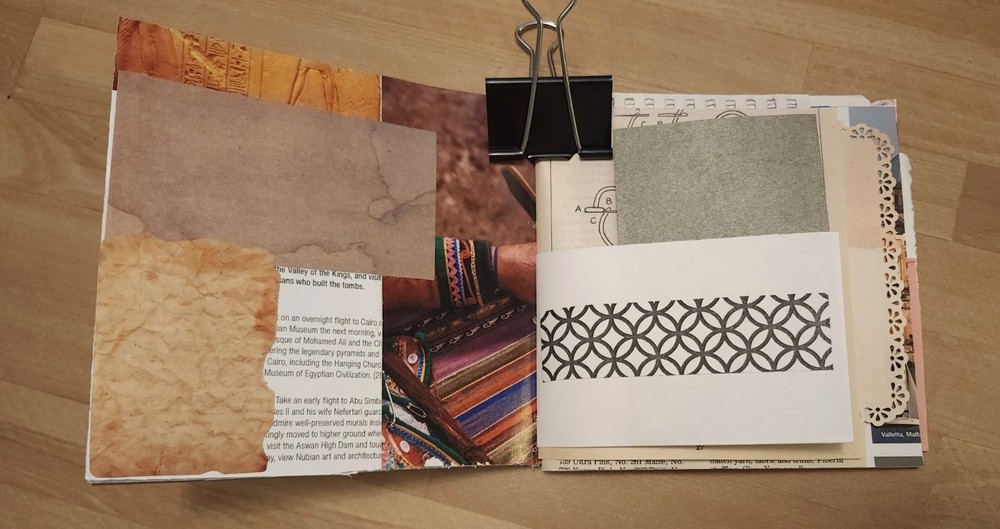 Handmade Junk Journal 60 pages 6x6"