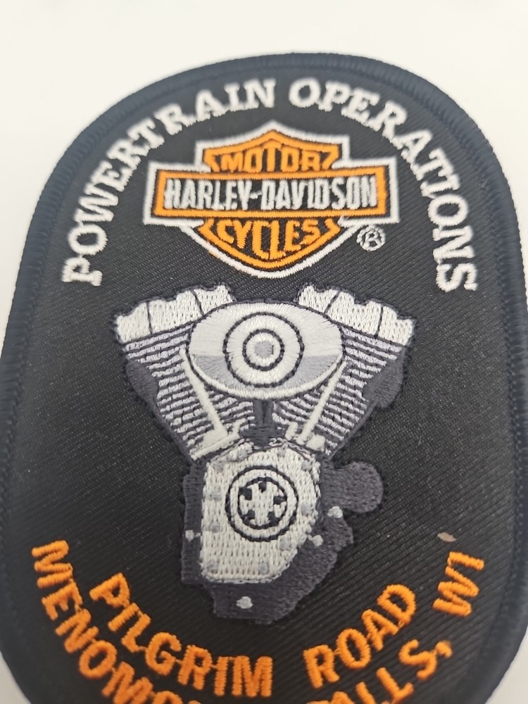 Harley Davidson Patch Powertrain Operations Pilgrim Rd Jacket Hat Vest Emblem