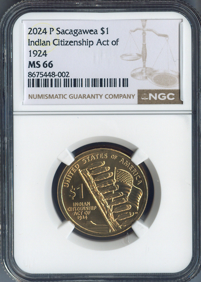 2024 Sacagawea Dollar NGC MS66 Quality