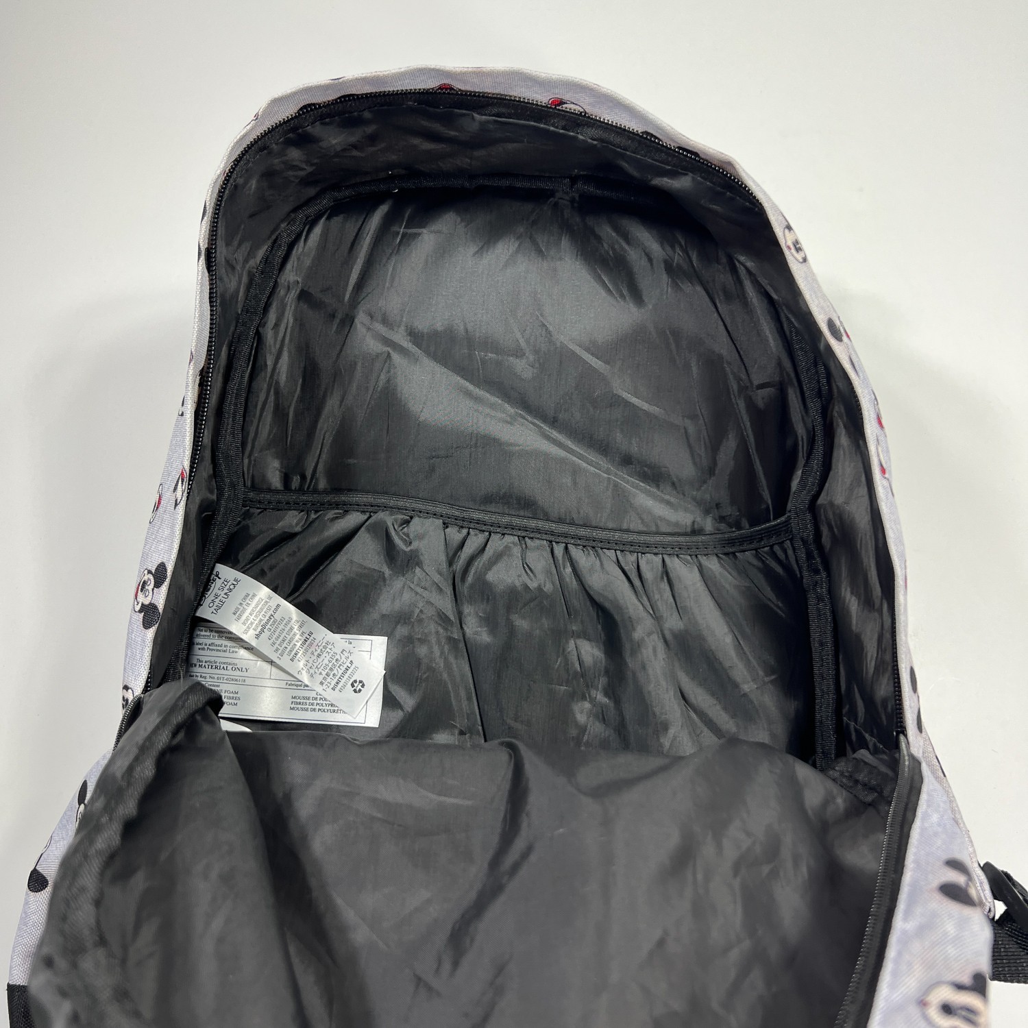 Disney Gray Mickey Mouse Classic Backpack