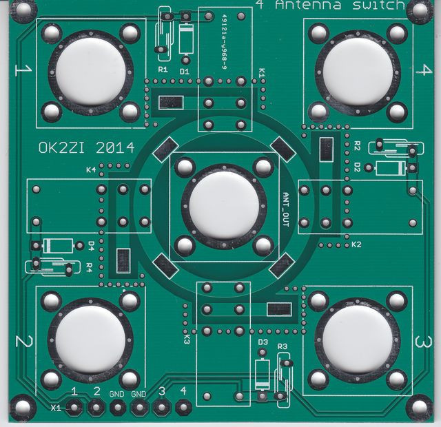 KIT 4:1 remote antenna switch DIY cheap SO-239 KIT