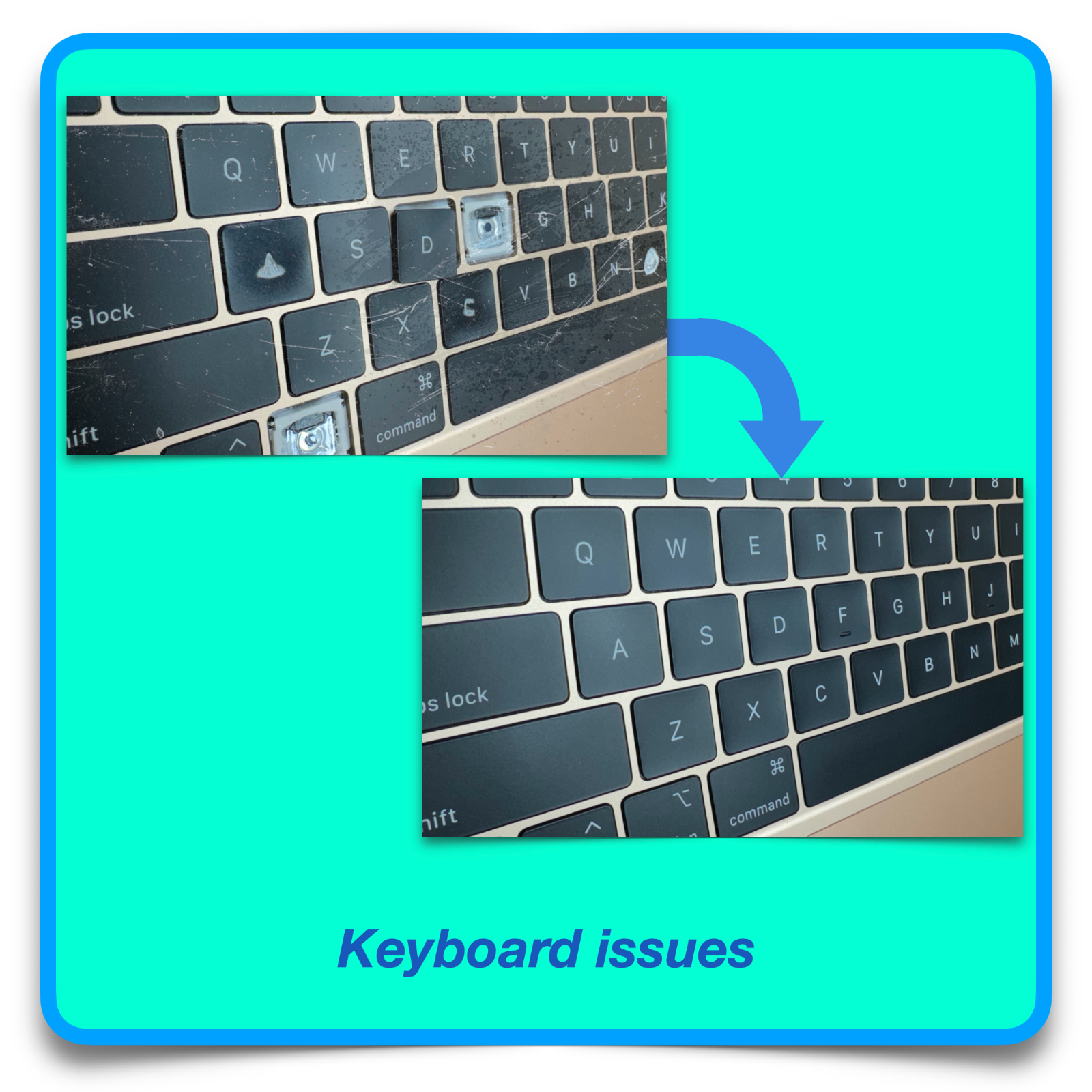 Apple MacBook Mail-in Repair Service (Mac 2017 and later)