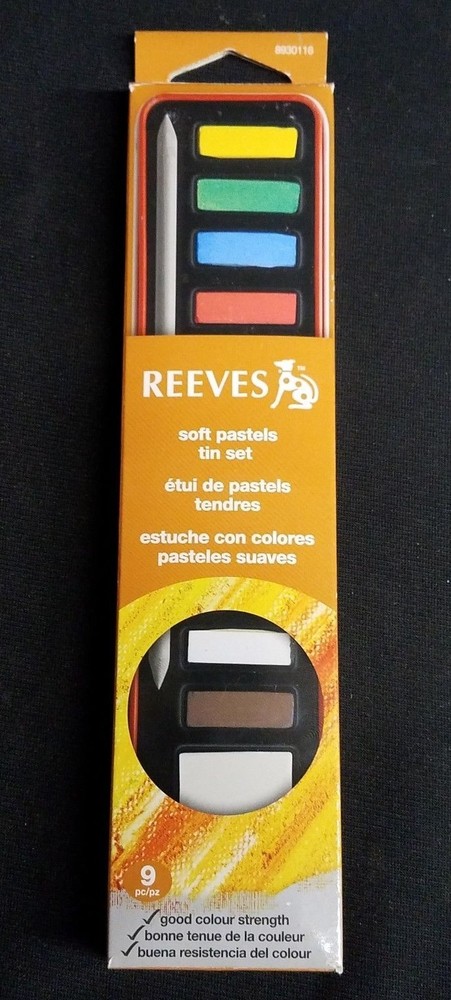Reeves 9 Piece Soft Pastels Tin Set