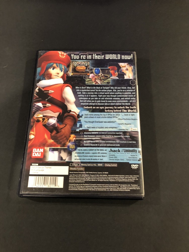 dot hack infection ps2 case only