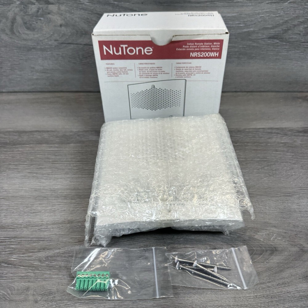 NuTone Indoor Remote Station NRS200WH White