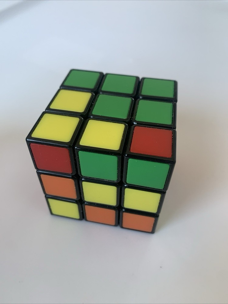 Rubik’s Cube 3x3x3 Multicolor Plastic Cube Shape Twist Puzzle Brain Teaser