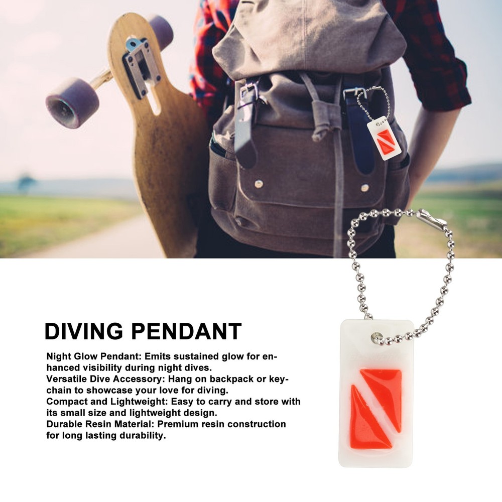 Night Glow Diving Pendant Compact Lightweight Dive Accessory CIKC