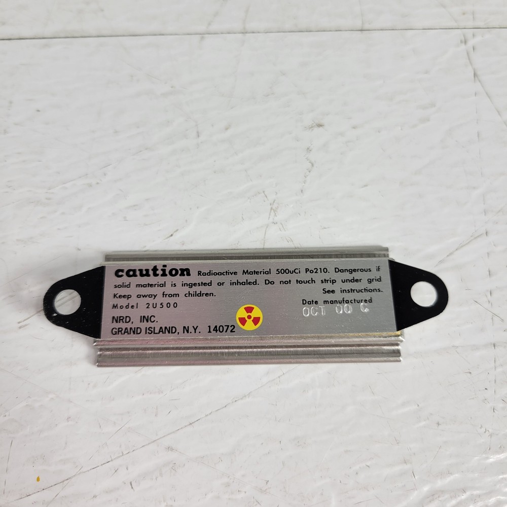 NRD 2U500 Staticmaster Static Eliminator Ionizing Cartridge Self Unit Powered