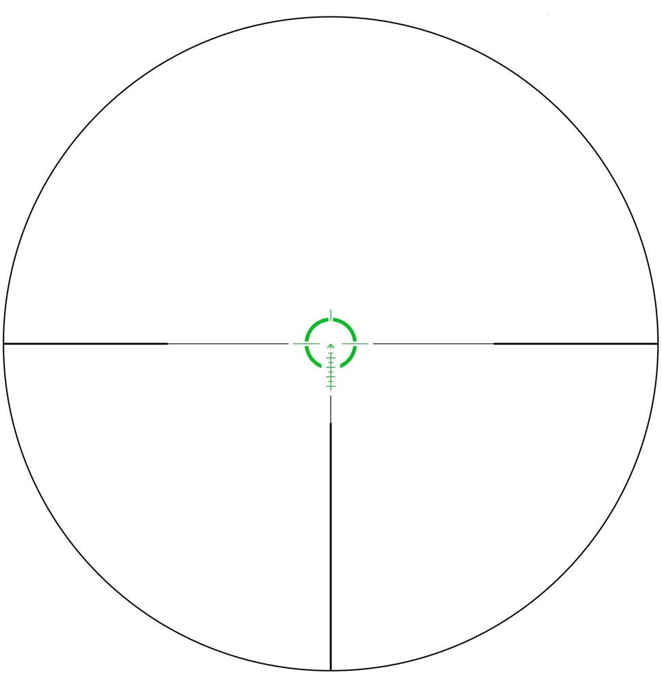 Swampfox Trihawk 3x30 Prism Scope, Green MOA Reticle